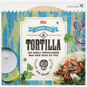 ICA Soft tortillas Large 6-p 370g