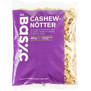 ICA Basic Cashewnötter 400g