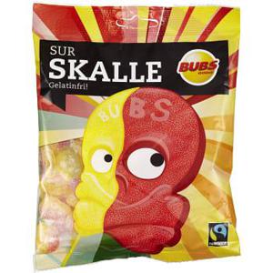 Bubs Surskalle Gelatinfri 190g Fairtrade