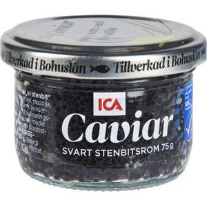 ICA Caviar Svart Stenbitsrom 75g