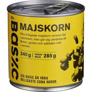 ICA Basic Majskorn 340g