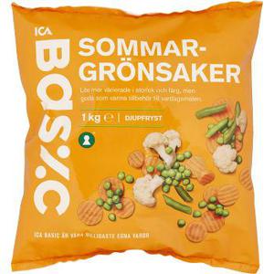 ICA Basic Sommargrönsaker Fryst 1kg