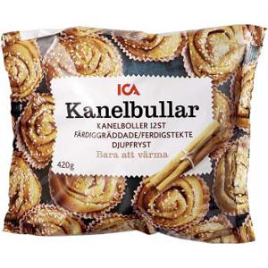 ICA Kanelbullar Fryst 12-p 420g