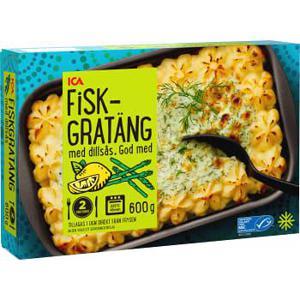 ICA Fiskgratäng dillsås Fryst 600g