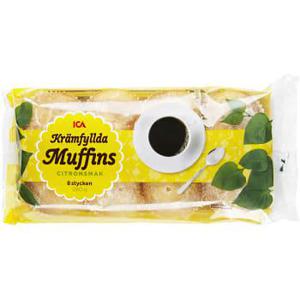 ICA Citronmuffins Fyllda 280g