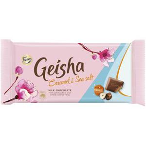 Fazer Chokladkaka Geisha Caramel & Sea Salt 121g