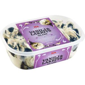 ICA Glass Vanilj & lakrits 900ml