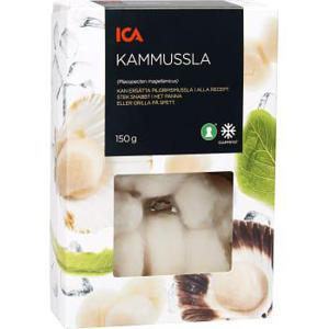 ICA Kammusslor 150g