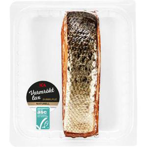 ICA Lax Varmrökt Dubbelfilé  300g