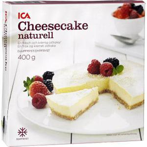 ICA Cheesecake Naturell Fryst 400g