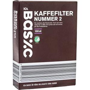 ICA Basic Kaffefilter nr 2 100-p