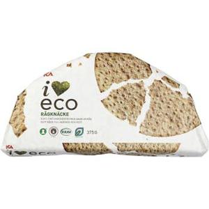 ICA I love eco Rågknäcke 375g KRAV