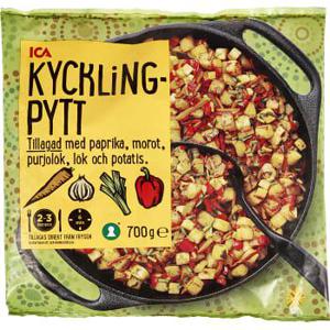 ICA Kycklingpytt med rotsaker Fryst 700g