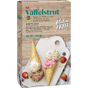 ICA Våffelstrut Glutenfri 10-p 115g