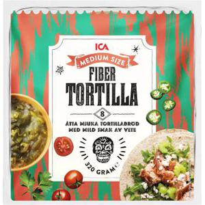 ICA Soft tortillas Fiber Medium 8-p 320g