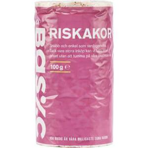 ICA Basic Riskakor med havssalt 100g