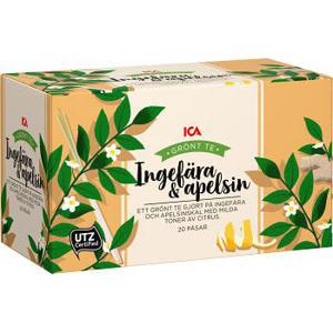 ICA Te Grönt Ingefära & apelsin 20-p