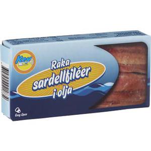 Key Raka sardellfiléer i olja 53g