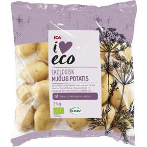 ICA I love eco Mjölig potatis 2kg KRAV