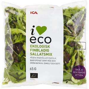 ICA I love eco Sallatsmix Sköljd Ekologisk 65g
