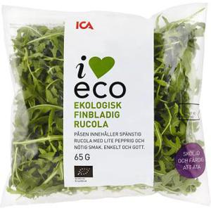 ICA I love eco Rucola Sköljd Ekologisk 65g