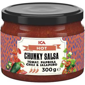ICA Chunky salsa Hot 300g