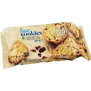 ICA Cookies Ljus & mörk choklad Glutenfri 150g