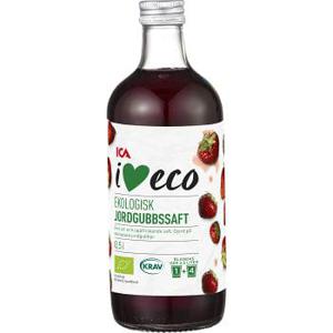 ICA I love eco Jordgubbssaft 50cl KRAV