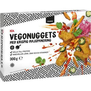 ICA Sojanuggets Majspanering 300g