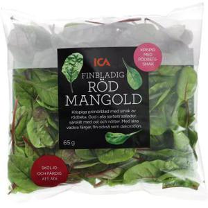 ICA Finbladig röd mangold Sköljd 65g 1