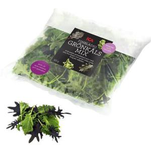 ICA Grönkålsmix Finbladig sköljd 65g
