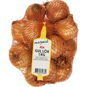 ICA Gul lök 1kg Klass 1