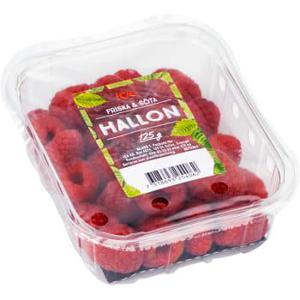 ICA Hallon 125g Klass 1