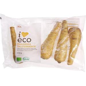 ICA I love eco Palsternackor Ekologiska 400g KRAV
