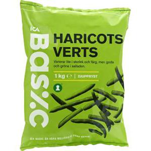 ICA Basic Haricots verts Fryst 1000g