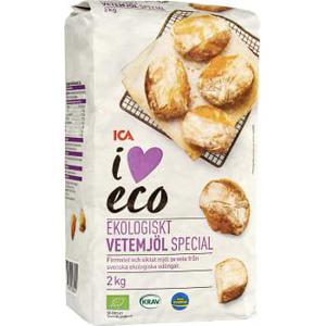 ICA I love eco Vetemjöl Special 2kg KRAV
