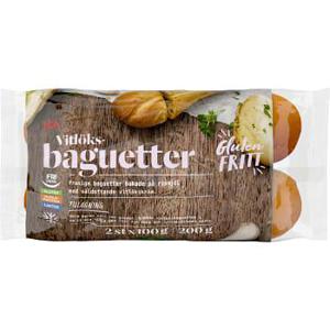 ICA Bröd Vitlöksbaguette Glutenfri Fryst 2-p 200g